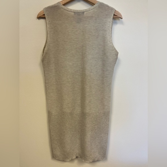 White House Black Market Gray Sleeveless Knit Tank Dress - Picture 10 of 11